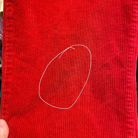 Lauren  Ralph Lauren corduroy red pants size 12 - Picture 6 of 12